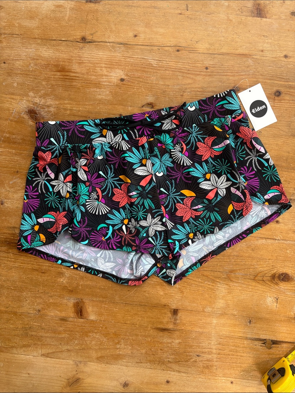 Eidon Surf | Black Floral Swim Shorts